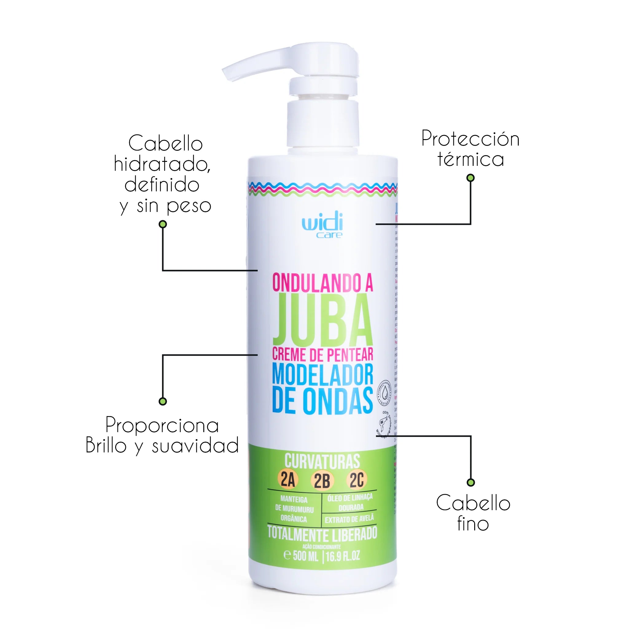 Crema para Peinar Ondas Tipo 2 Juba Widi Care